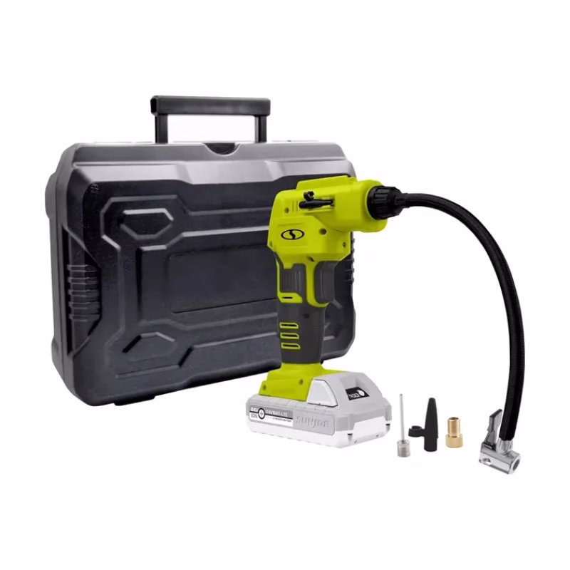 Sun Joe Cordless Air Compressor + Inflator Kit 24V Max (2.0Ah Battery + Charger) -Brand New - view 6