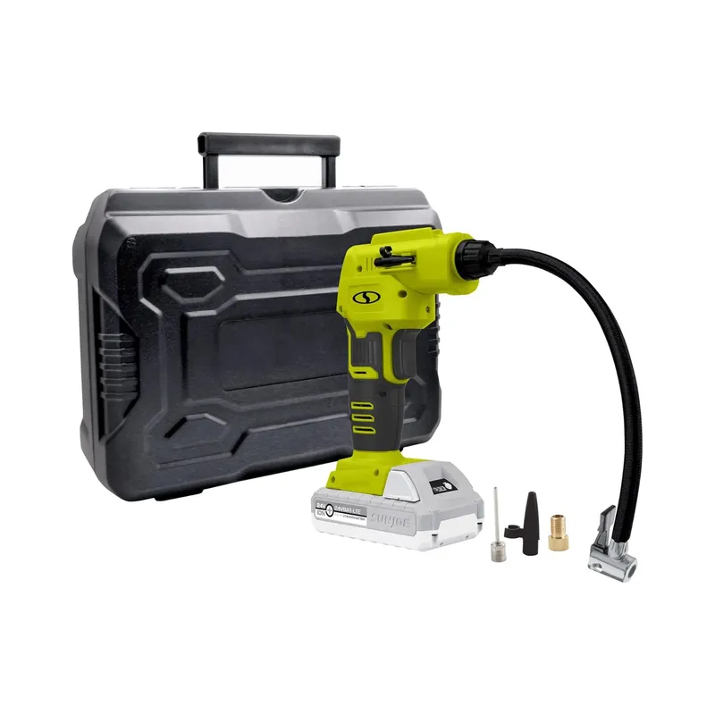 Sun Joe Cordless Air Compressor + Inflator Kit 24V Max (2.0Ah Battery + Charger) -Brand New - view 6