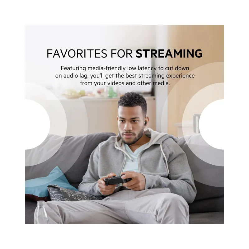 Belkin SoundForm Rise True Wireless Ear Buds with Wireless Charger Case, Dual Microphone, IPX5 Water Resistant Earbuds -.