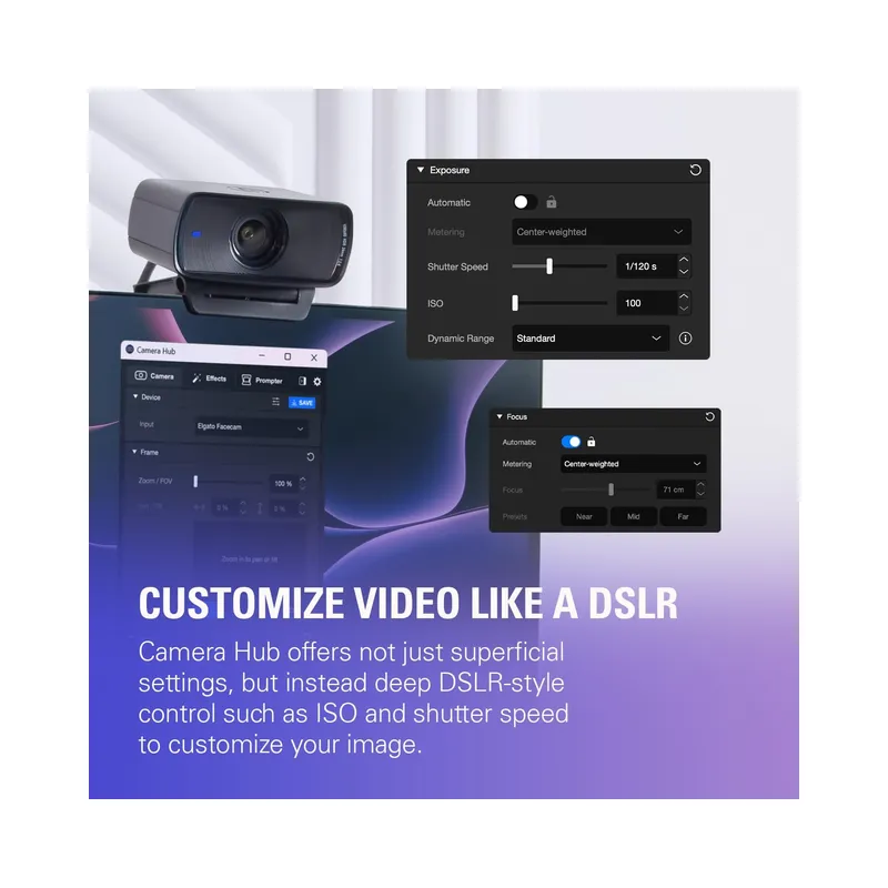 Elgato Facecam MK.2 – Premium Full HD Webcam for Streaming - Brand New - view 3