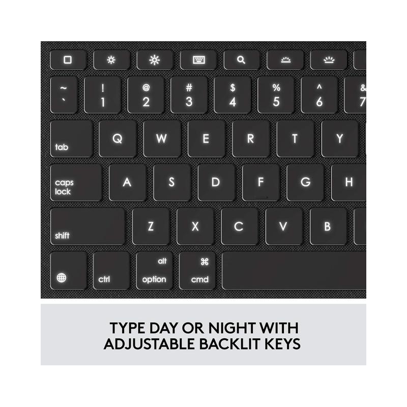 Logitech Combo Touch Keyboard Folio for Apple iPad 10.2" (7th, 8th & 9th Gen) | Graphite | Certified Pre Owned - view 7