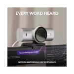 Logitech MX Brio Ultra HD 4K Collaboration and Streaming Webcam - Pale Grey (Brand New) - view 8