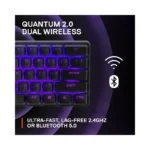 SteelSeries Apex Pro Mini Wireless HyperMagnetic Gaming Keyboard - World's Fastest Keyboard –Compact 60% Form Factor (Brand.