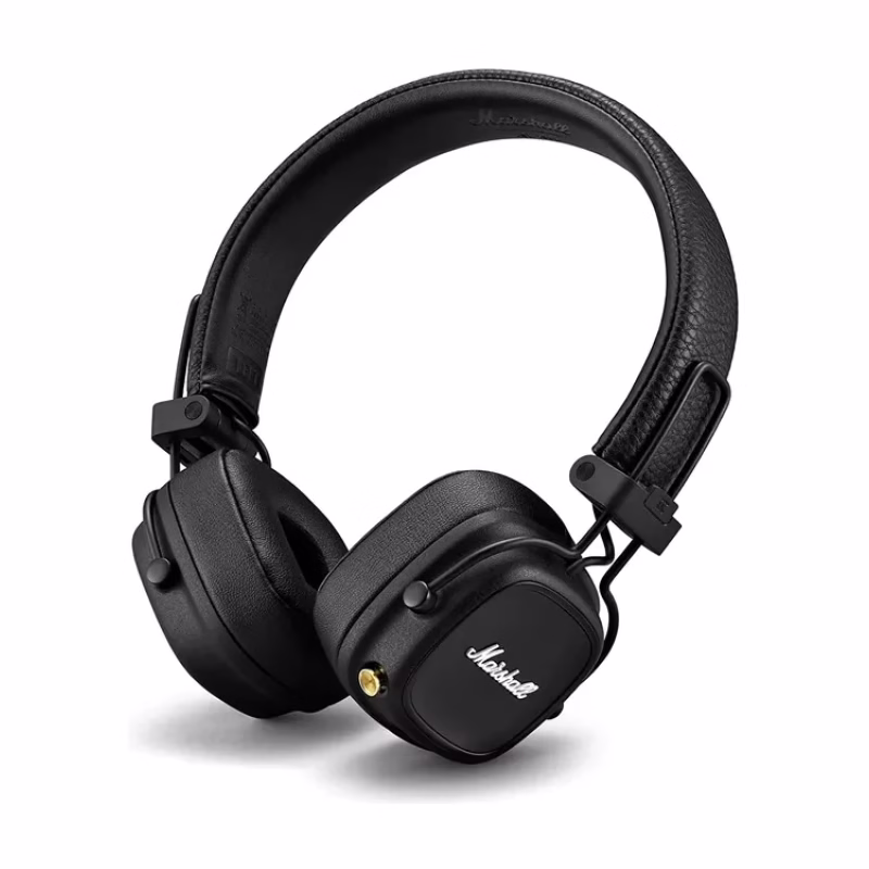 Marshall Major IV On-Ear Bluetooth Headphone, 80+ Hours of Wireless Playtime with Wireless Charging - Black (Brand New)