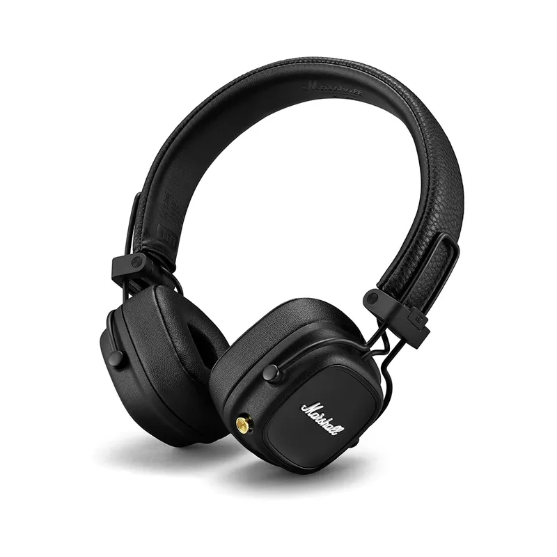 Marshall Major IV On-Ear Bluetooth Headphone, 80+ Hours of Wireless Playtime with Wireless Charging - Black (Brand New)