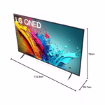 LG 50-Inch QNED85 4K Smart TV - α8 AI Processor 4K, Alexa Built-in, 120Hz Refresh Rate, HDMI 2.1, FreeSync, VRR, WebOS 24,.