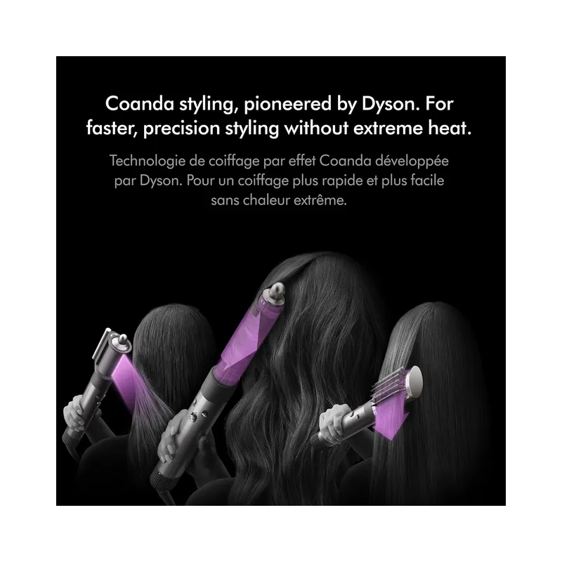 Dyson Airwrap Styler Complete Long Curling Iron + Added Value (Diffuser and Travel Bag Included) - Nickel/Copper (Open Box).