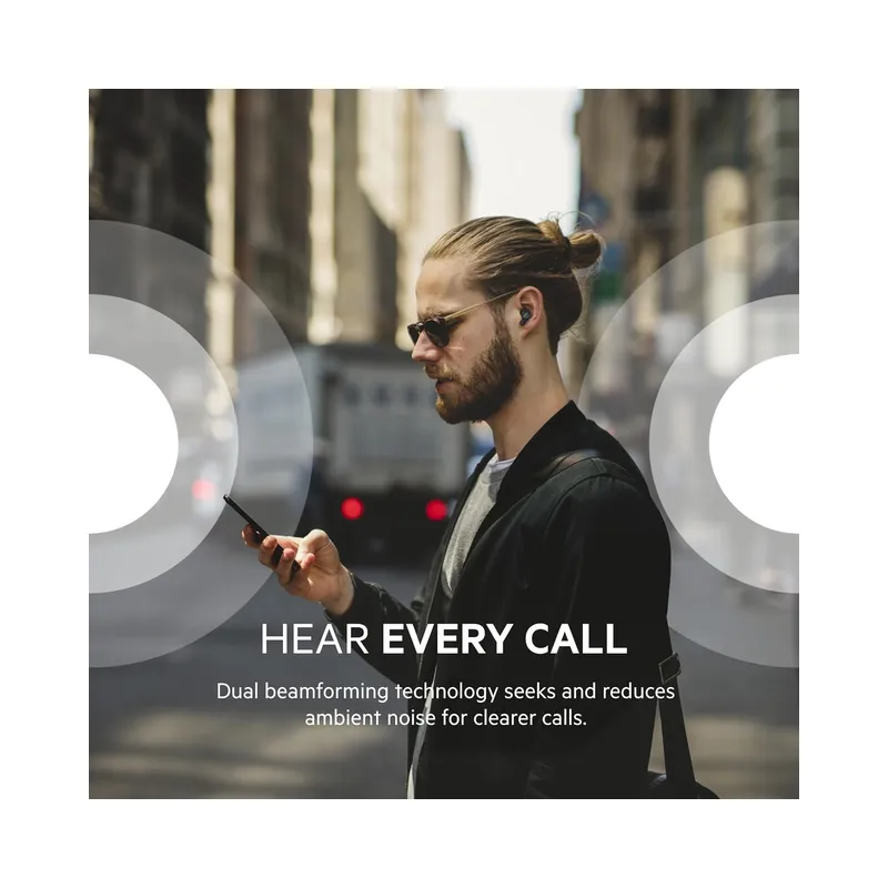 Belkin SoundForm Rise True Wireless Ear Buds with Wireless Charger Case, Dual Microphone, IPX5 Water Resistant Earbuds -.