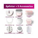 Philips Epilator Series 8000, Wet & Dry Epilator for Legs, Body & Feet (Open Box) - view 3