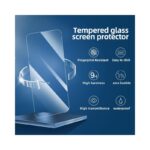 NEW'C Tempered Glass Screen Protector for iPhone 15, iPhone 15 Pro, iPhone 16 (6.1 Inches) - Scratch-Resistant,.