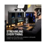 Elgato Stream Deck MK.2 – Studio Controller, 15 macro keys, trigger actions in apps and software like OBS, Twitch -White -.