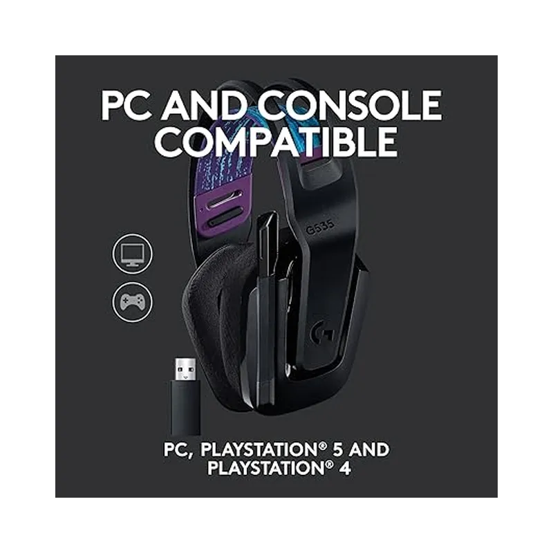 Logitech G535 LIGHTSPEED Wireless Gaming Headset -Brand New - view 6