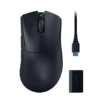 Razer DeathAdder V3 Pro Wireless Gaming Mouse + Hyperpolling Wireless Dongle - Optical Switches Gen-3-5 Programmable.
