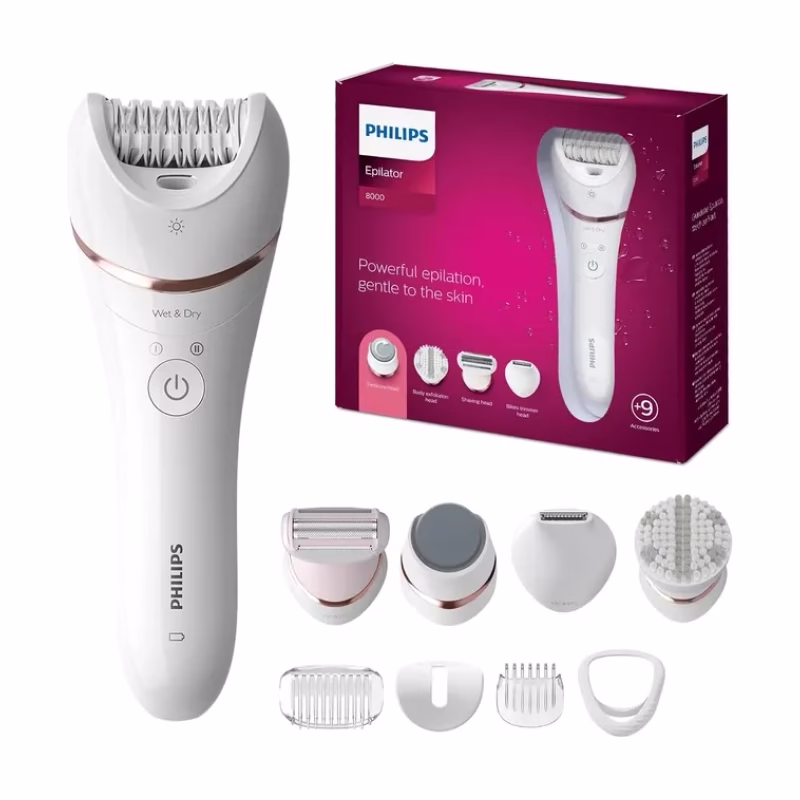 Philips Epilator Series 8000, Wet & Dry Epilator for Legs, Body & Feet (Open Box) - view 6