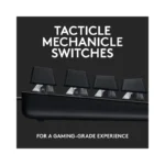 Logitech G413 SE Full-Size Mechanical Gaming Keyboard - Backlit Keyboard with Tactile Mechanical Switches, Anti-Ghosting,.