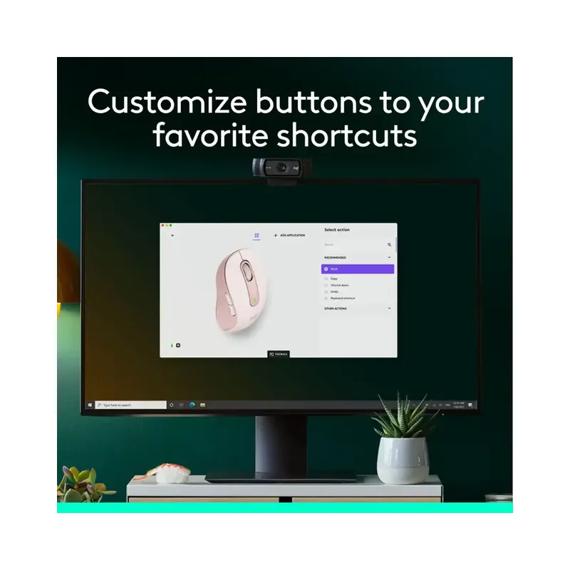 Logitech Signature M650 Wireless Mouse, Rose - Brand New - view 4