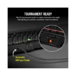 Corsair K70 RGB TKL CHAMPION SERIES Tenkeyless Mechanical Gaming Keyboard (CHERRY MX Silent Keyswitches: Linear and Quiet ,.