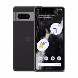 Google Pixel 7 128GB 5G (Unlocked), 6.3" AMOLED Display, Tensor G2 Chip, Advanced Dual-Camera System, Android 13, IP68 Water-Resistant, Fast Wireless Charging (Certified Pre-Owned) - Obsidian, 128GB