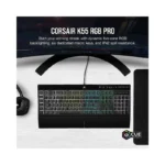 Corsair K55 RGB PRO Membrane Wired Gaming Keyboard – 6 Macro Keys with Elgato Integration – QWERTY NA – PC, Mac, Xbox –.