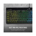 Corsair K55 RGB PRO Membrane Wired Gaming Keyboard – 6 Macro Keys with Elgato Integration – QWERTY NA – PC, Mac, Xbox –.
