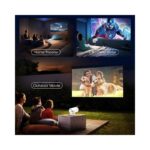 Gaimoo Mini Projector 2024 Upgraded 1080P Native 4K Support Portable Projector [Built-in App] - Open Box - view 7