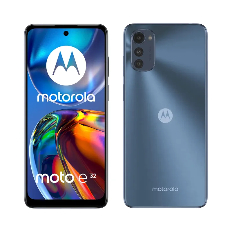 Motorola Moto E32 64gb Unlocked Smartphone | mystic silver - Open Box - view 3