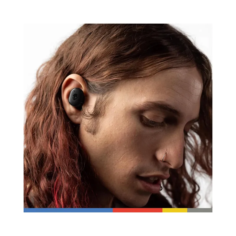 Skullcandy Grind In-Ear Wireless Earbuds, 40 Hr Battery, Skull-iQ, Alexa Enabled, Microphone - True Black (Brand New) -.