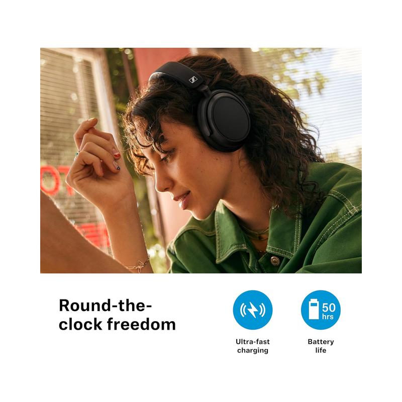 Sennheiser ACCENTUM Plus Wireless Bluetooth Headphones - Black - Brand New - view 5