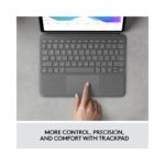 Logitech Folio Touch Keyboard Case with Trackpad for iPad Pro 11" (1st–3rd Gen) – Oxford Gray (Brand New) - view 2