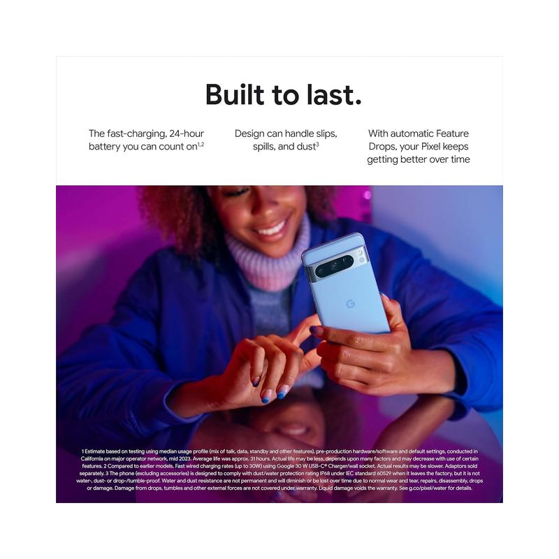 Google Pixel 8 Pro Fully Unlocked Smartphone (Certified Pre-Owned) - view 8