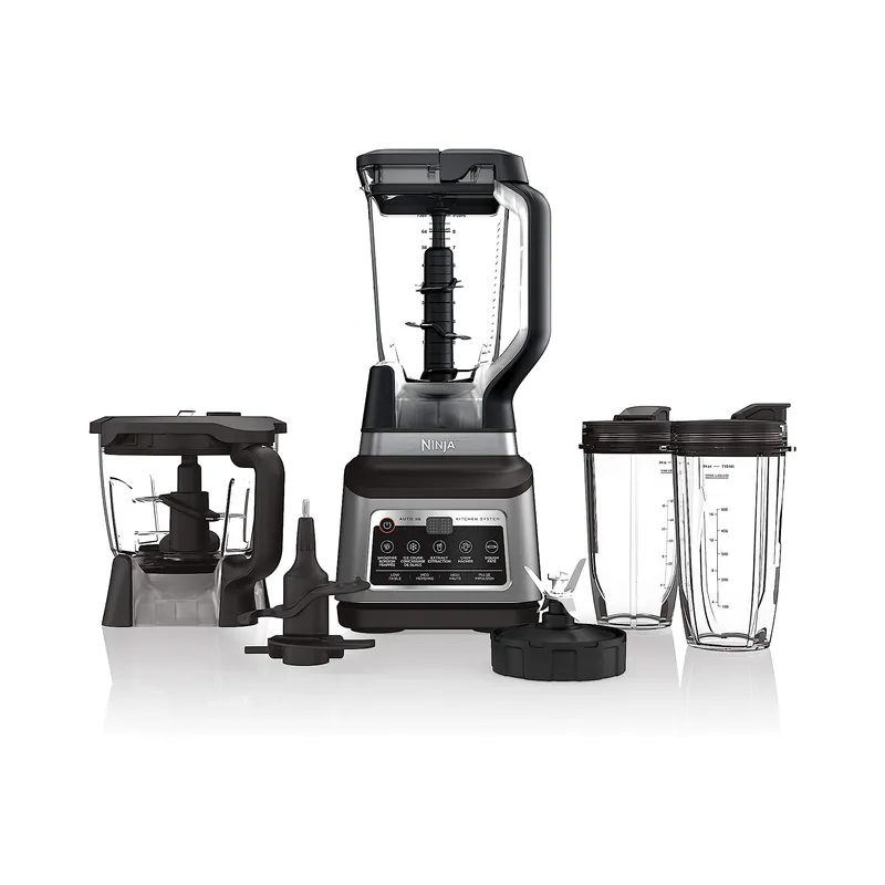 Ninja BN801C, Professional Plus Kitchen System With Auto-iQ, 72oz Pitcher, Black/Silver, 1400W (Canadian Version) - (Brand.