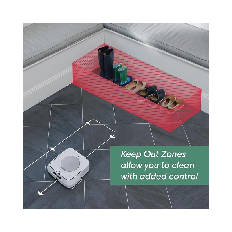 iRobot Braava Jet m6 Wi-Fi Connected Robot Mop (m611020) - Open Box - view 5