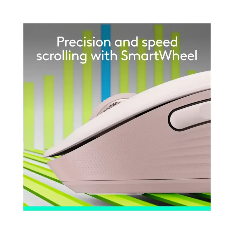 Logitech Signature M650 Wireless Mouse, Rose - Brand New - view 3