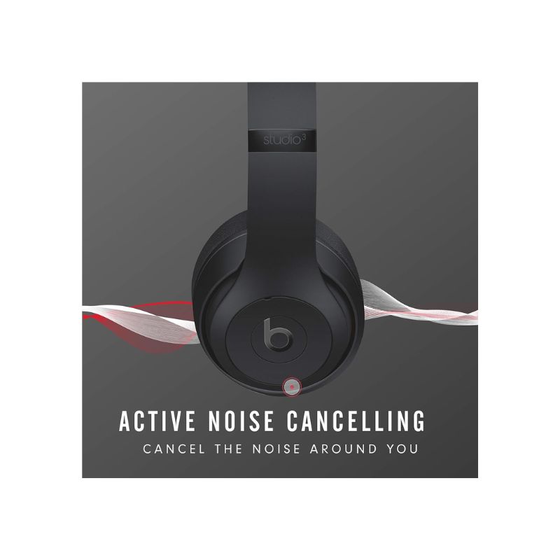 Beats Studio3 Wireless Noise Cancelling Over-Ear Headphones - Class 1 Bluetooth, 22 Hours of Listening Time, Built-in.
