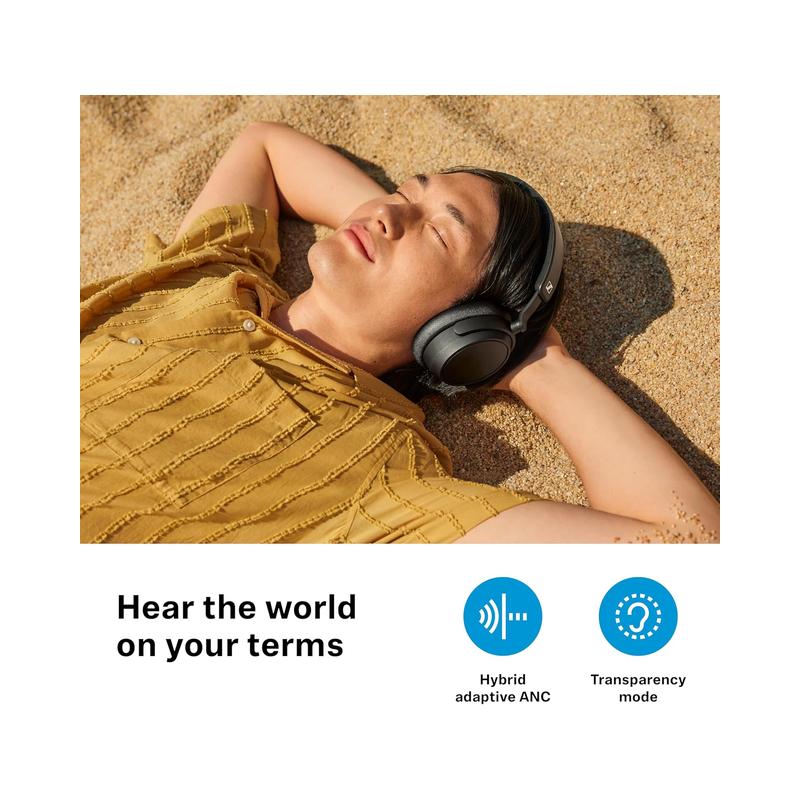 Sennheiser ACCENTUM Plus Wireless Bluetooth Headphones - Black - Brand New - view 4