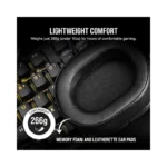 CORSAIR HS55 WIRELESS Multiplatform Lightweight Gaming Headset With Bluetooth - PC, PS5, PS4, Nintendo Switch, Mobile -.
