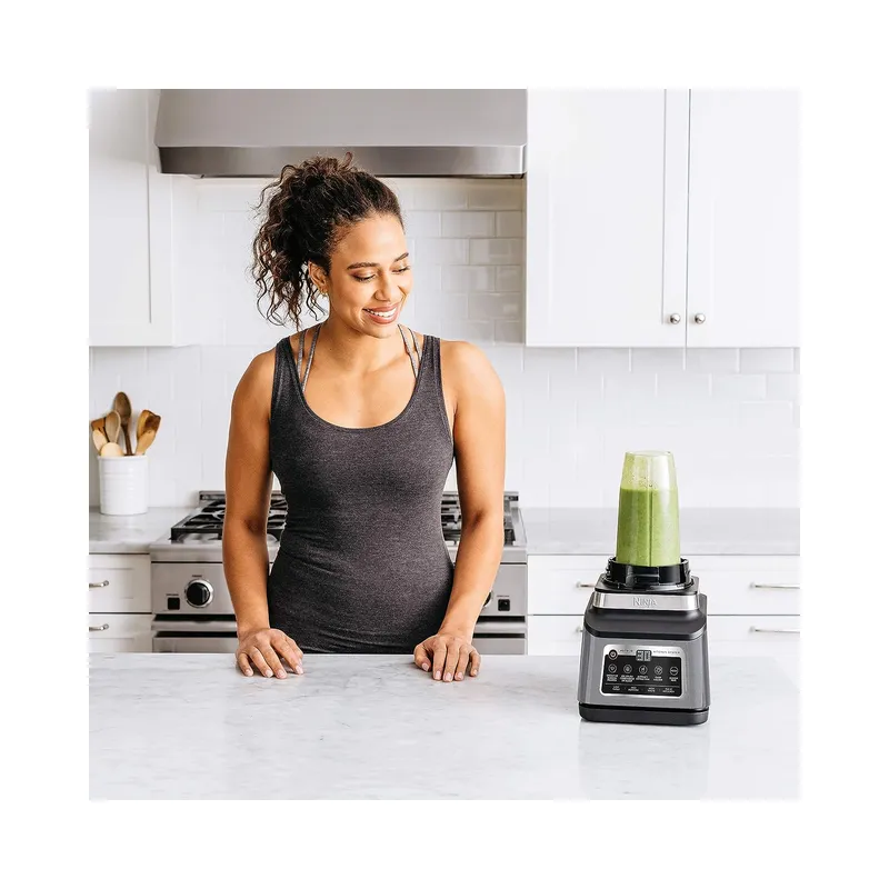 Ninja BN801C, Professional Plus Kitchen System With Auto-iQ, 72oz Pitcher, Black/Silver, 1400W (Canadian Version) - (Brand.