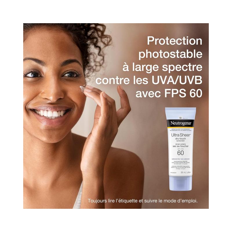 Neutrogena Ultra Sheer dry-touch sunscreen SPF 60, Oxybenzone Free 88mL (Pack of 2) - view 5