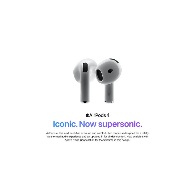 Apple AirPods 4 Wireless Earbuds (Certified Pre-Owned) - view 3