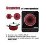 Cusimax Induction Cooktop, 1800W Stainless Steel Portable Induction Burner with Timer (CMIC-180B1) - Brand New - view 4