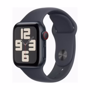 Apple Watch SE 2nd Gen Smartwatch with Aluminium Case and Sport Band. Fitness & Sleep Tracker, Crash Detection, Heart Rate Monitor, Water-Resistant - Certified Pre-Owned