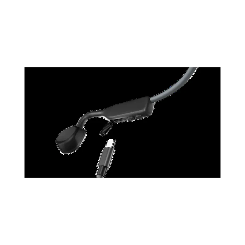 Shokz Openmove Headphones With Mic, Slate Gray - Brand New - view 3