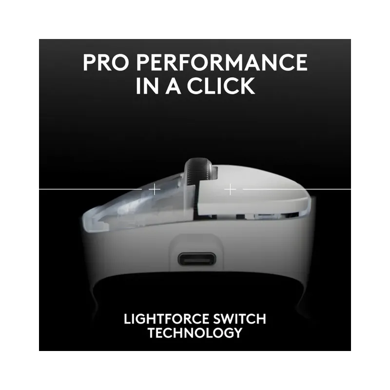 Logitech PRO X Superlight 2 DEX Wireless Gaming Mouse - (Brand New) - view 3