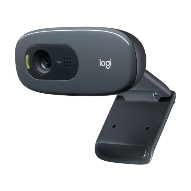 Logitech C270 720 Webcam with Noise-Reducing Mics - Black (Brand New)