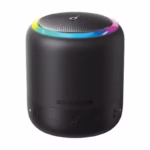 Soundcore Mini 3 Bluetooth Speaker by Anker, BassUp and PartyCast Technology, USB-C, Waterproof IPX7, and Customizable EQ -.