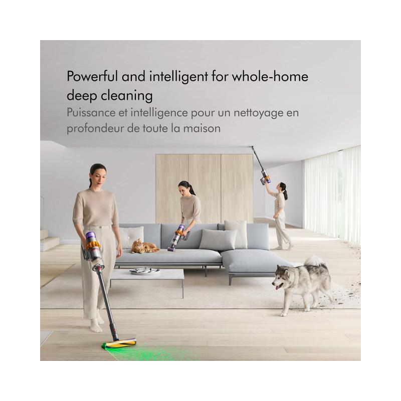 Dyson V15 Detect (Yellow/Nickel) Cordless Vacuum Cleaner - Open Box - view 7