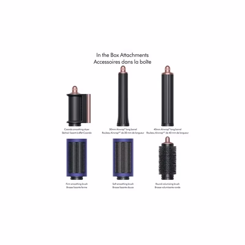 Dyson Airwrap Multi-Styler Complete Long (Gift Edition) Vinca Blue/Rose (Open Box) - view 7