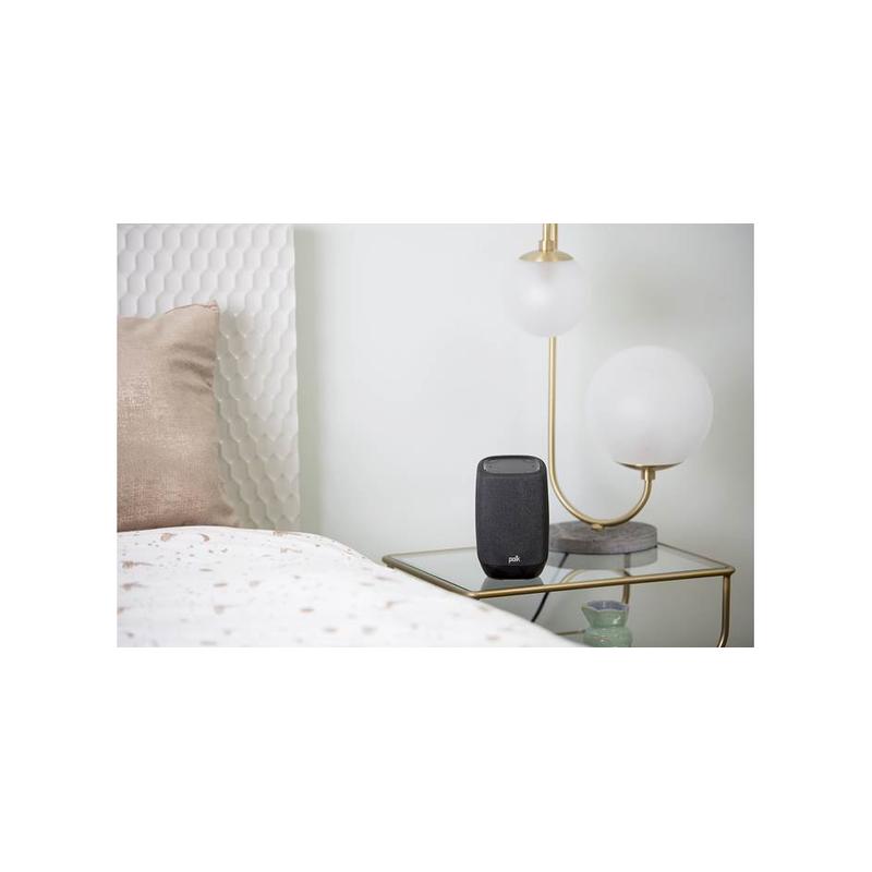 Polk Assist Wireless Smart Speaker with Bluetooth and Built-in Google Assistant, Black - Brand New - view 6