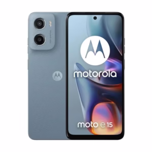 Motorola Moto e15 64GB Dual Sim, International Model - Brand New - Misty Blue