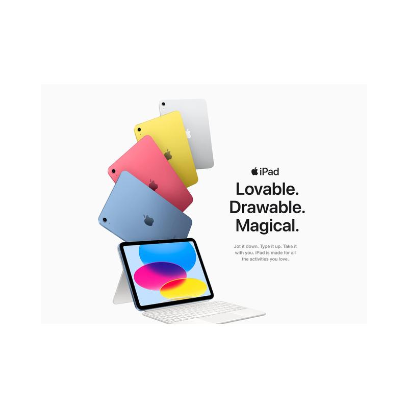 Apple iPad (10th Generation): with A14 Bionic chip, 10.9-inch Liquid Retina Display, 12MP front/12MP Back Camera, Touch ID,.